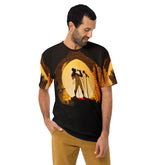 SurArt 95 Men's T-shirt front view on model.